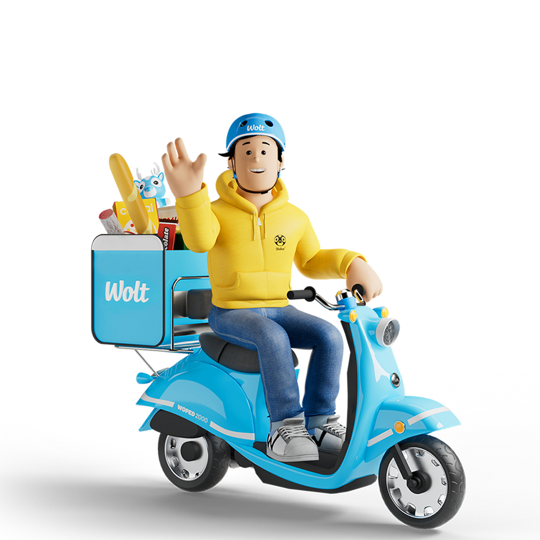 Bravo artıq Wolt-da!